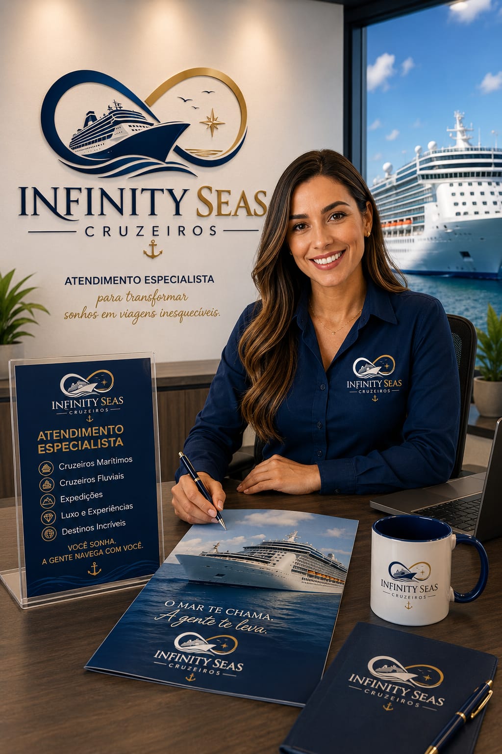 Atendimento especialista Infinity Seas Cruzeiros
